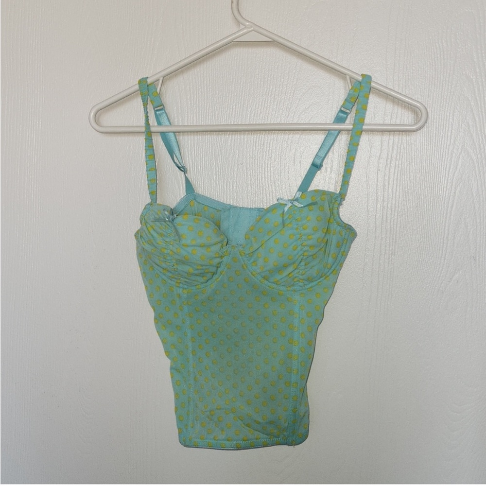 SOLD! Y2k Rampage Polka Dot Corset